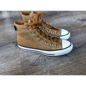 Converse CONS CTAS Pro Hi Womens Size 7 A05092C Brown Canvas Skate Shoes
